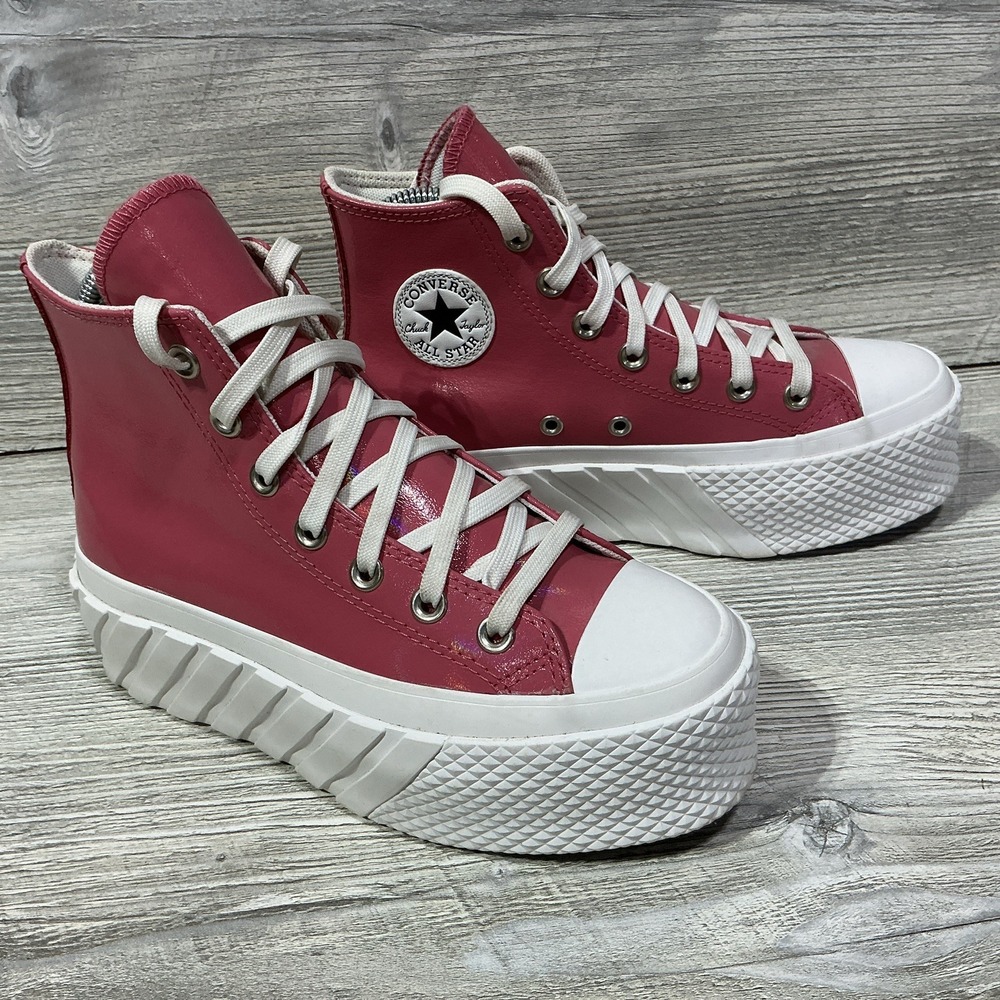 Converse Chuck Taylor All Star Lift Sneakers Women's Size 6 Pink White A03715C